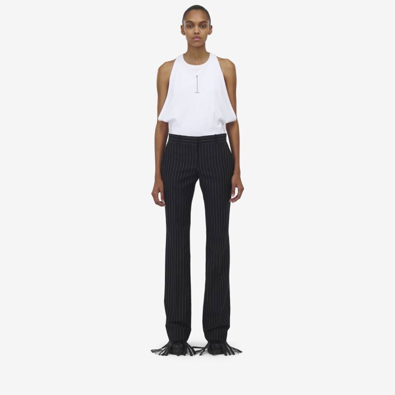 ALEXANDER MCQUEEN - Pinstripe Bootcut Trousers - Item 808654QJAEM1233